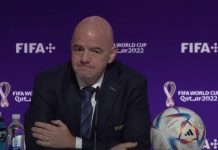 Инфантино: Не може ФИФА да решава геополитички проблеми