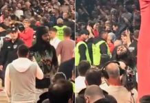 Обрадовиќ спречи тепачка меѓу Лесор и навивачи на Ц. Звезда (Видео)