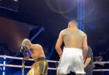 Тони Фергусон го претепа противникот, му го изби забот и речиси го нокаутира (Видео)