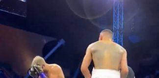 Тони Фергусон го претепа противникот, му го изби забот и речиси го нокаутира (Видео)