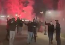 (Видео) Драматични сцени: „Чкембари“ и „Комити“ се бркаа низ битолските улици