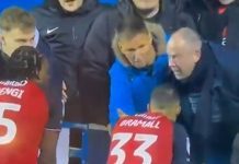 (ВИДЕО) Неочекуван инцидент во Англија – тепачка помеѓу навивачи на Лутон снимена во живо