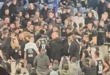 Еве како Тајрик Џонс се скара со „Гробари“ – снимка од местото на настанот! (Видео)