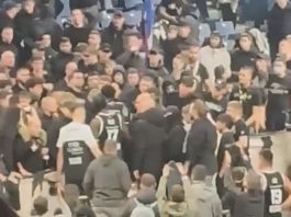 Еве како Тајрик Џонс се скара со „Гробари“ – снимка од местото на настанот! (Видео)