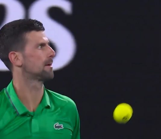 Еве кога Новак Ѓоковиќ игра меч од осминафинале на Австралија Опен