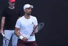 Ѓоковиќ го одработи првиот тренинг во Мелбурн и испрати јасна порака! (ВИДЕО)
