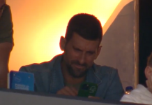 Ѓоковиќ повторно тренираше во Мелбурн, но само 12 минути (Видео)