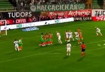 Фантастичен гол на Барди од слободен удар за Коњаспор (Видео)