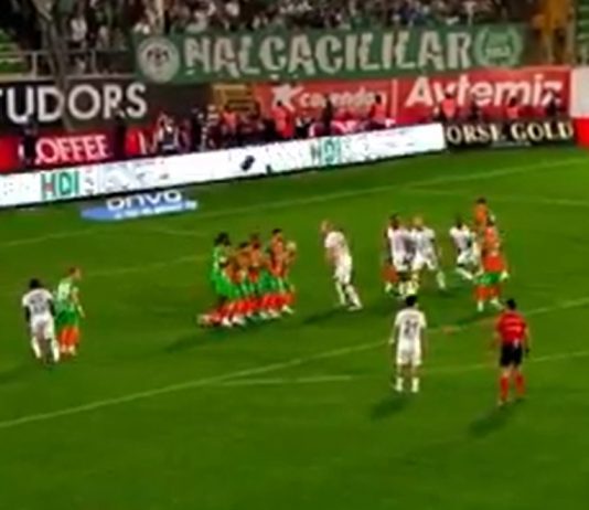 Фантастичен гол на Барди од слободен удар за Коњаспор (Видео)