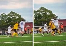 Погледнете го бруталниот прекршок поради кој фудбалерот би можел да биде уапсен и депортиран (Видео)