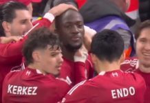 Конате даде гол за Ливерпул, па почна да плаче како мало дете (Видео)