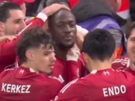 Конате даде гол за Ливерпул, па почна да плаче како мало дете (Видео)