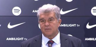 Лапорта: Дали ќе се врати Меси? Тој заслужува статуа и меч за збогување