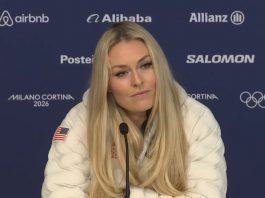 Линдзи Вон се врати во САД на лекување