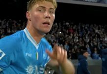 Директорот на Наполи потврди: Хојлунд останува на стадионот „Диего Армандо Марадона“