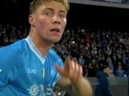 Директорот на Наполи потврди: Хојлунд останува на стадионот „Диего Армандо Марадона“