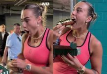 Арјана Сабаленка проба 100 долари вреден хот-дог, нејзината реакција кажува сé (Видео)