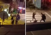 Тепачка меѓу навивачи во Хрватска – се користеа и палки (Видео)