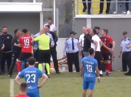 Драма во Штип: Управата на Шкендија Арачиново влета на терен (ВИДЕО)