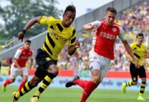 Обамејанг на операција на десното колено - менискус по мечот со Бетис Pierre-Emerick Aubameyang во акција