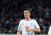 Џака нема да игра против Македонија - Швајцарија доаѓа во Скопје без капитенот Гранит Џака / Швајцарија - репрезентација