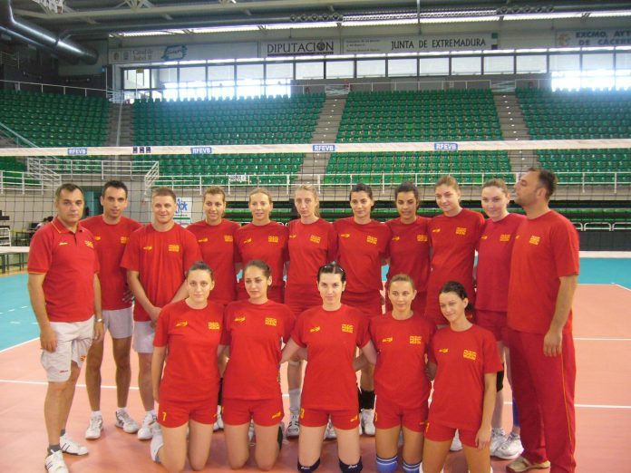 07-volleyball Македонската женска одбојкарска репрезентација на натпревар