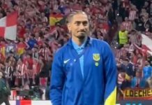 Рафинја не сака да молчи, го зеде микрофонот во раце, а потоа почна да зборува за Атлетико Мадрид