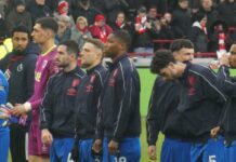Борнмут го разби Манчестер Јунајтед со 3-0 на Олд Трафорд Фудбалерите на Борнмут пред натпревар во Премиер лигата