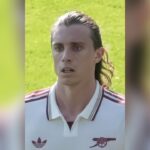 Арсенал го сврте резултатот против Лидс: Калафиори и Бруно Гимараеш за 2-1, шампионот се изедначи со Манчестер Сити на врвот Рикардо Калафиори во дресот на Арсенал