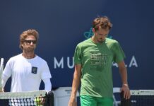 Медведев со 6-3, 1-6, 6-3 го совлада Пол во Шангај, во полуфиналето го чека 20-годишниот Јодар Данил Медведев на тренинг на турнирот во Вашингтон