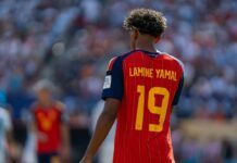 Барселона со 5-2 кај Бетис се израмни со најдобриот старт во историјата на Ла Лига: Јамал со магичен гол, Родри со прв погодок за клубот Ламин Јамал во дресот на Шпанија, јули 2026