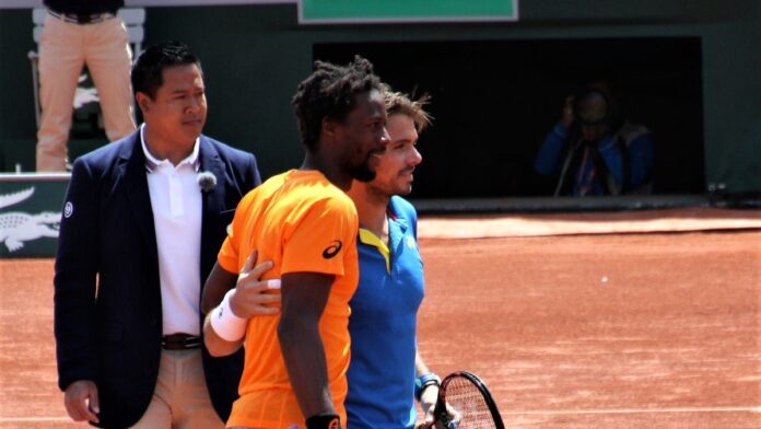 Гаел Монфис на Ролан Гарос