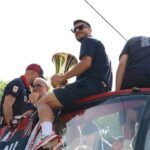 Болоња го победи Милан со 4-2, Јувентус загуби во Џенова Фудбалерите на Болоња со трофејот на Купот на Италија