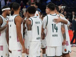 Реал ја запре серијата на Партизан со 86-76, Панатинаикос и Валенсија и натаму без пораз во Евролигата Кошаркарите на Реал Мадрид во Евролигата