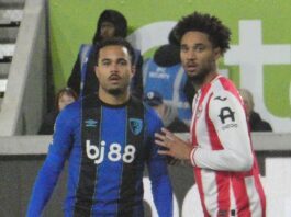 Борнмут го понижи Милан со 3-0 по црвениот картон за Мењан Џастин Клуиверт во дресот на Борнмут