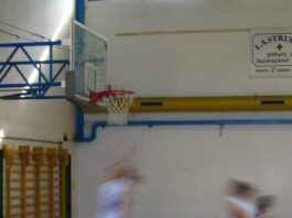 Штип 1933 дебитира во Суперлигата: вечерва Тиквеш во новата сала „Џексон“ Indoor basketball hoop wood court