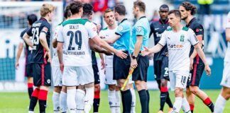 Менхенгладбах до првата победа во сезоната, 3-2 во Штутгарт Џо Скали и играчите на Борусија Менхенгладбах