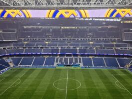 Мбапе со гол за антологија и Паненка за 4-1 на Реал против Севилја: Гилер и Диоманде со бисери, Милитао се врати по шест месеци Внатрешноста на реновираниот стадион Сантијаго Бернабеу