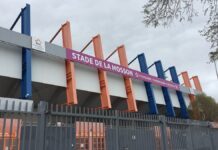 Протестите во Франција го одложија првиот професионален натпревар: Монпеље и Ред Стар ќе играат во понеделник, полициски час во Тулуза и во делови од Париз Стадионот Ла Мосон во Монпеље