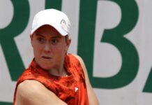 Картал ја совлада Свитолина со 6-2, 2-6, 6-4 и се пласираше во полуфиналето во Вухан Сонај Картал на тениски натпревар