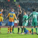 ФФМ поведе постапки против Шкендија Арачиново и Камјани поради лоша организација, извршниот директор Алими пријавен за закани кон судиите, четворица фудбалери суспендирани Судија покажува црвен картон на фудбалски натпревар