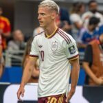 Олмо се повреди на јубилејниот 100ти натпревар и речиси сигурно ќе го пропушти Ел Класико: првите информации укажуваат на пауза од четири до пет недели Дани Олмо во дресот на Шпанија